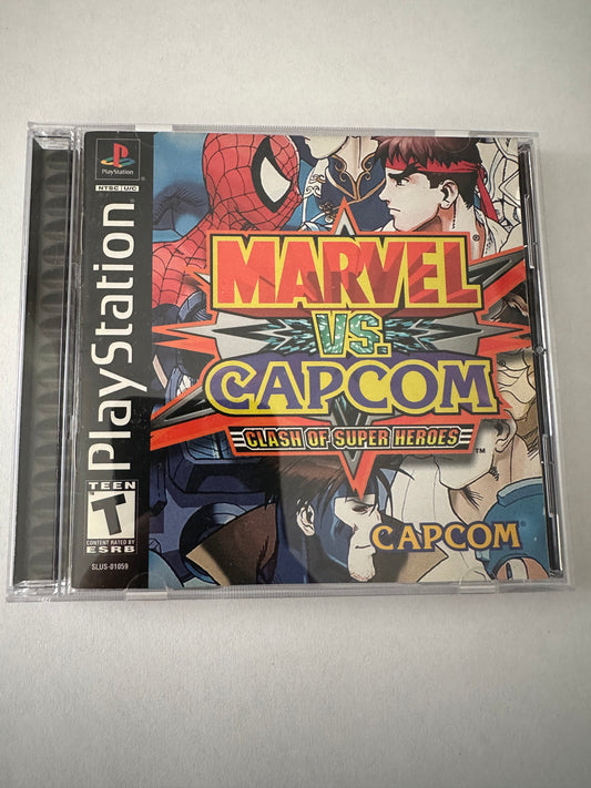 Marvel vs capcom clash of the super heroes for the PlayStation 1