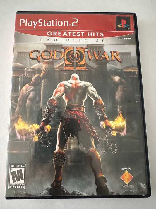 God of war 2 for the PlayStation 2