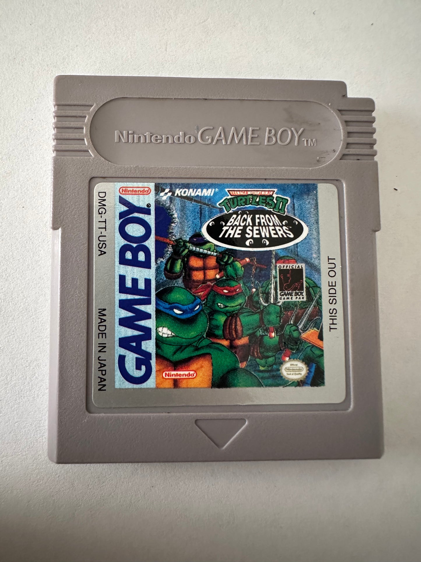 Teenage mutant ninja turtles ii back from the sewers for the Gameboy
