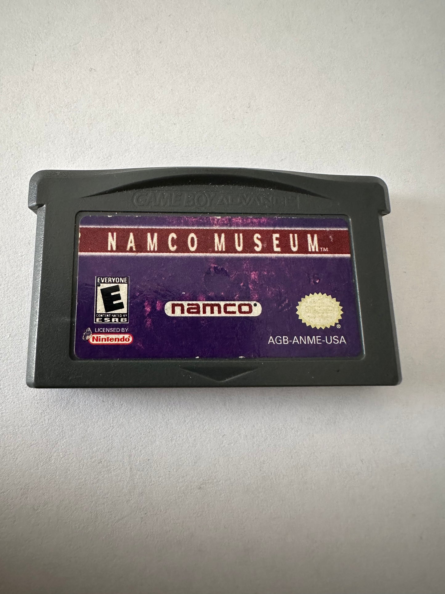 Namco museum for the Gameboy advance