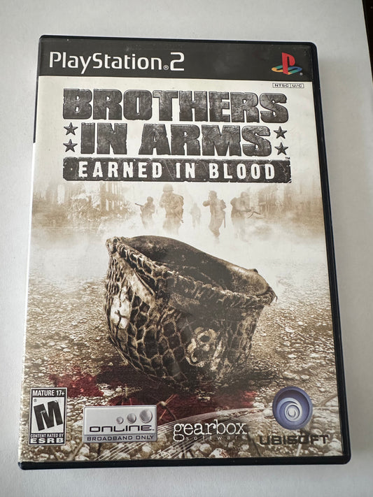 Brothers in arms earned in blood for the PS2