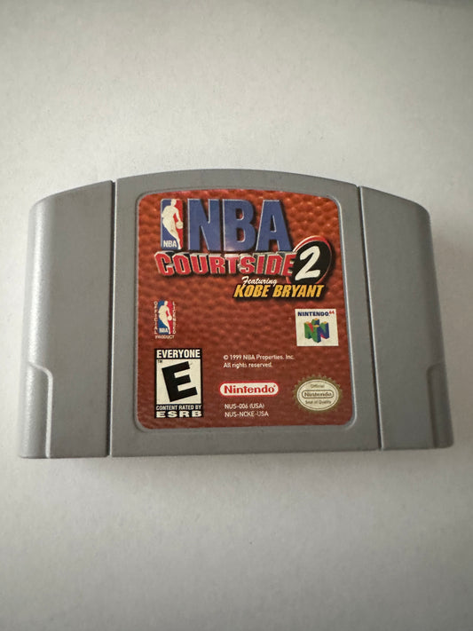 NBA courtside 2 featuring Kobe Bryant for the N64
