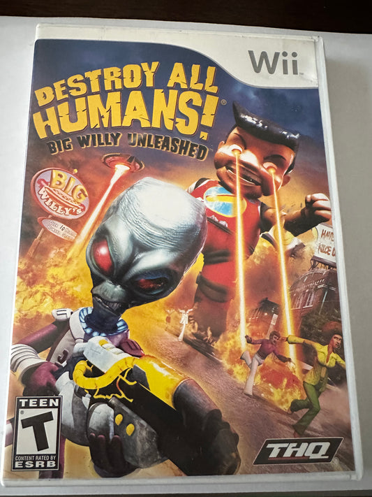 Destroy all humans big Willy unleashed for the Nintendo Wii