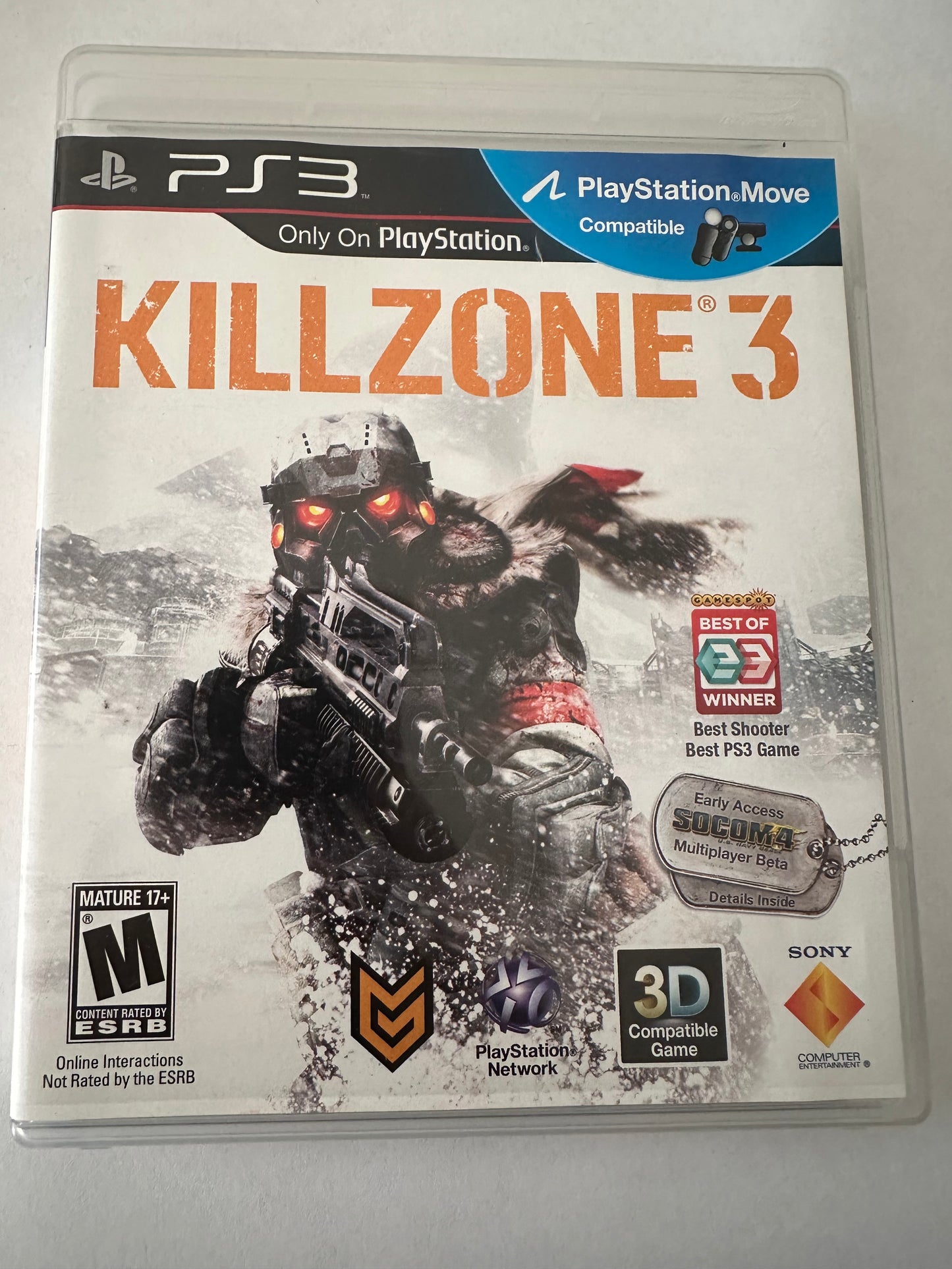 Kill zone 3 for the PlayStation 3