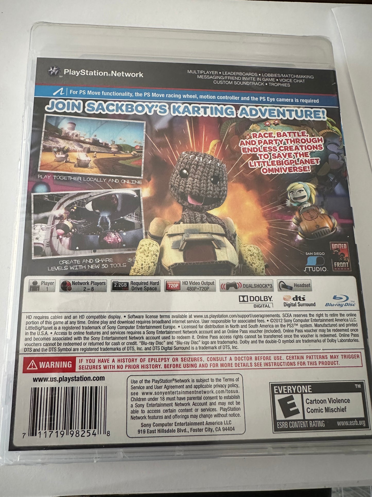Little big planet for the PlayStation 3. Sealed. Brand new