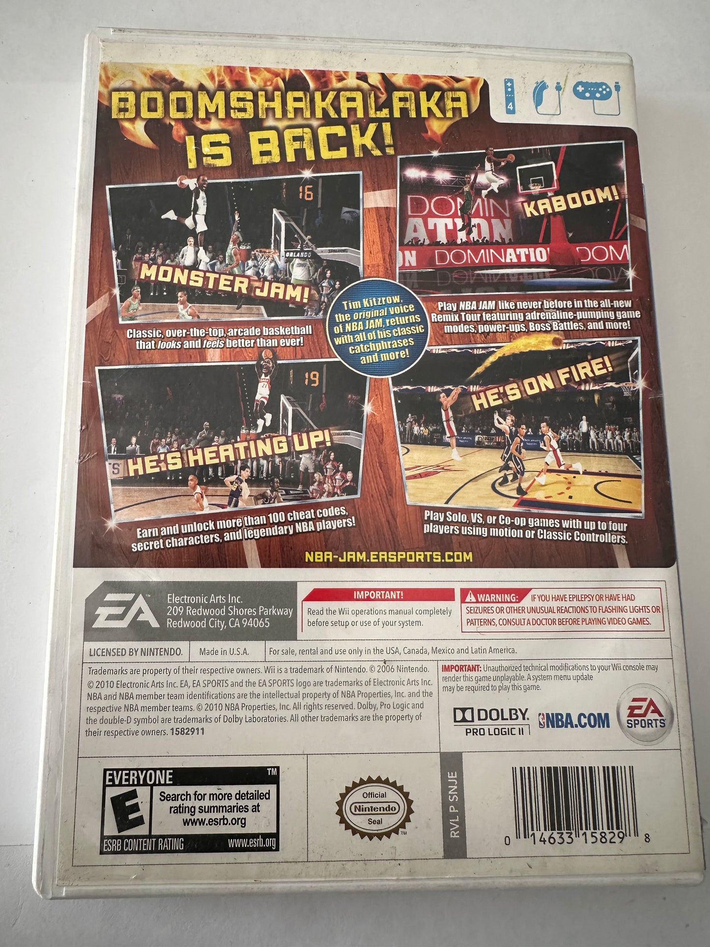 NBA Jam for the Nintendo WII