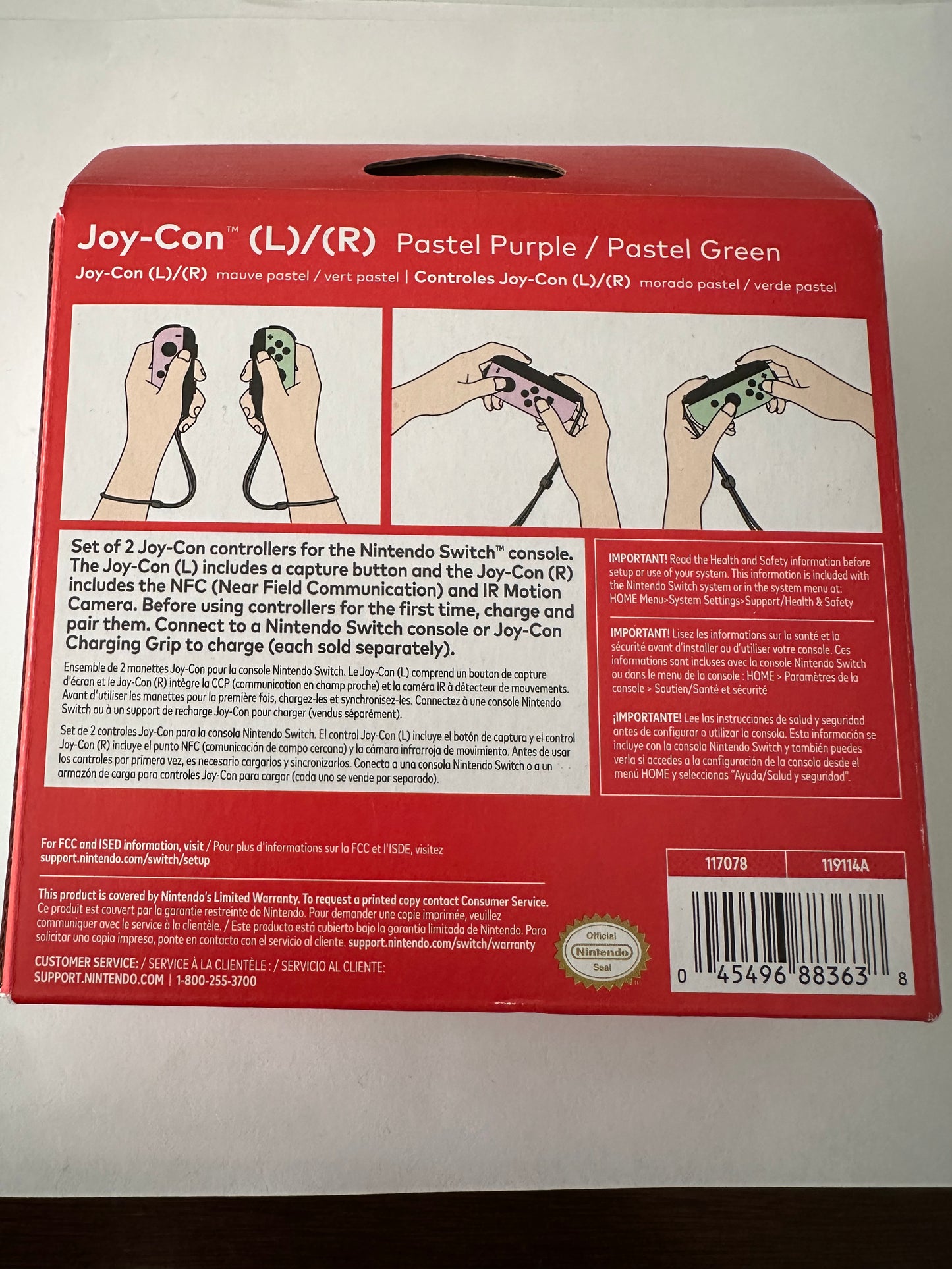 Joy cons for the Nintendo switch. Brand new. Sealed.