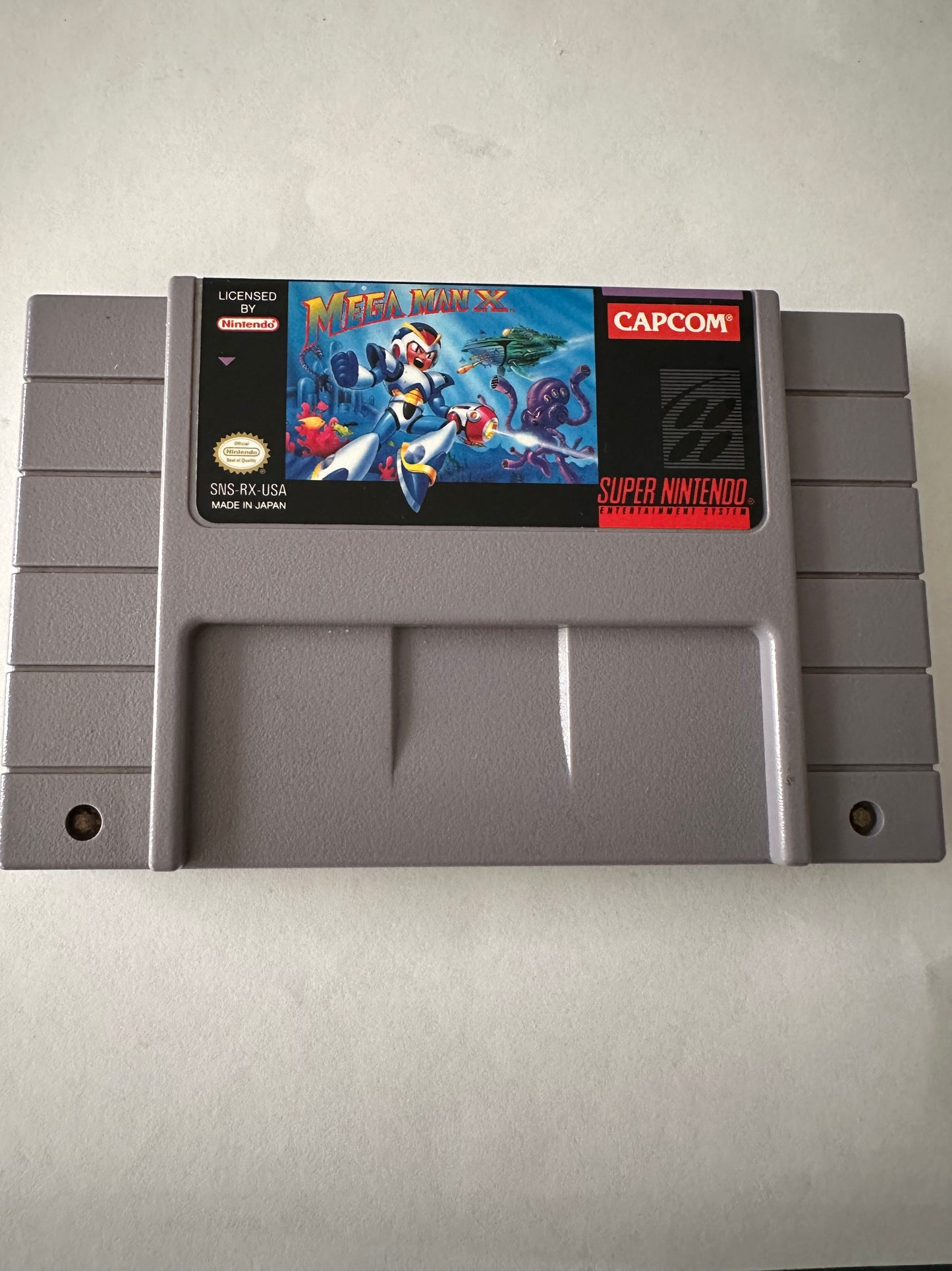 Megaman X for the Super Nintendo
