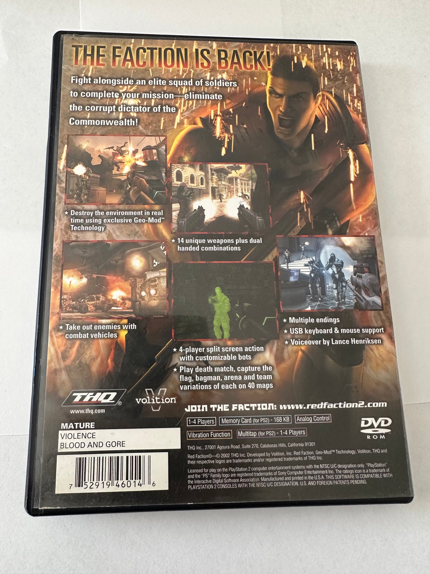 Red faction 2 for the PlayStation 2