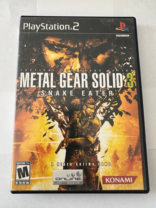 Metal Gear solid 3 snake eater for the PlayStation 2