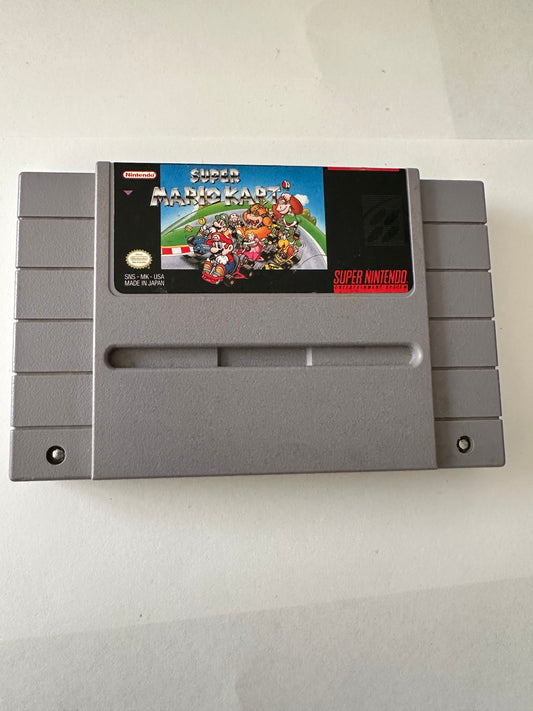 Super Mario Kart for the Super Nintendo