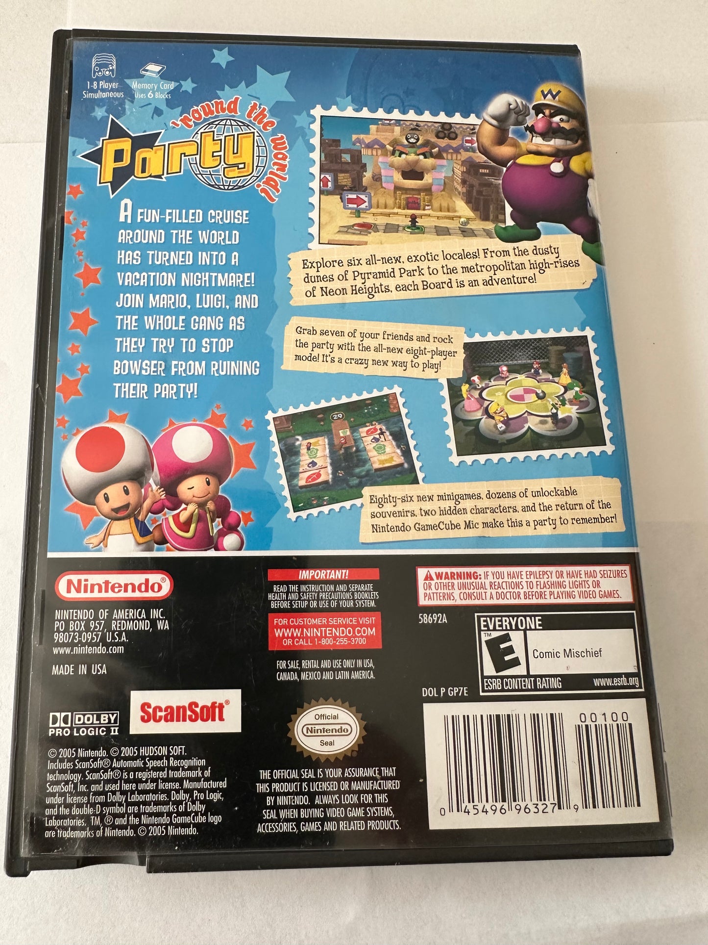 Mario party 7 for the GameCube