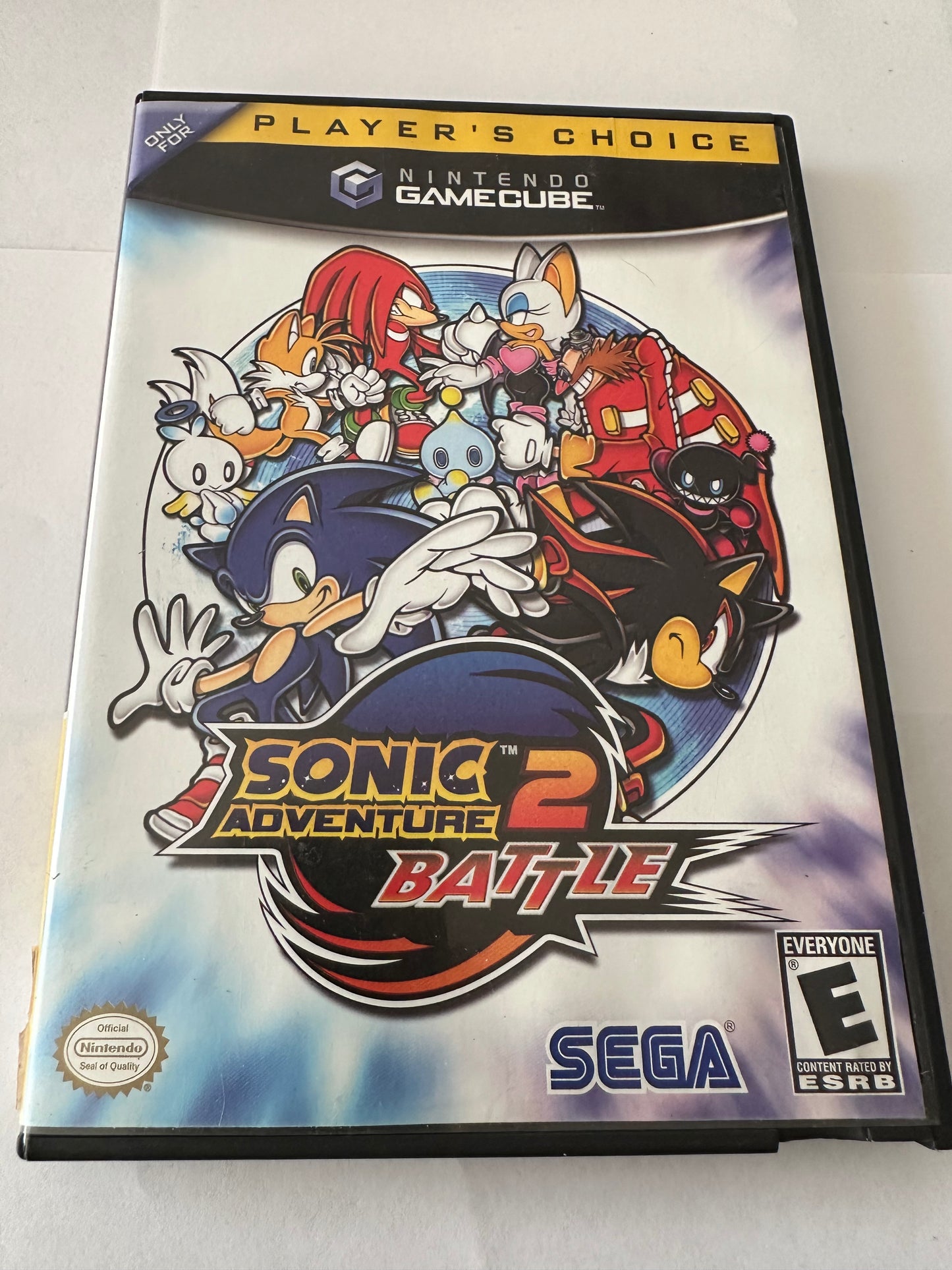 Sonic adventure 2 Battle for the GameCube