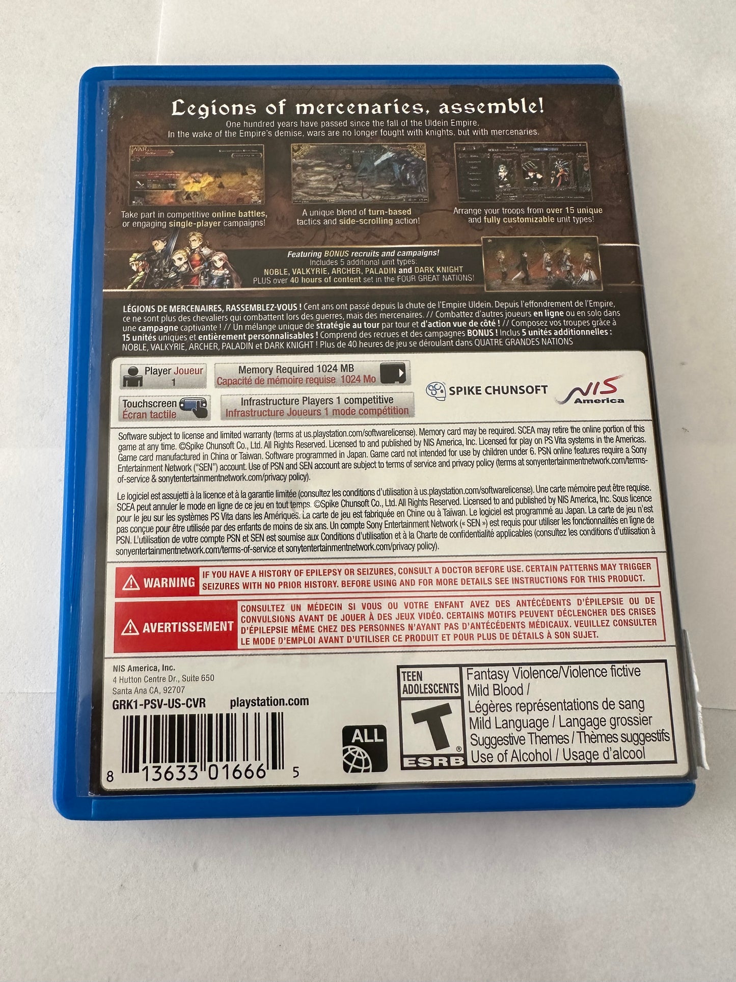 Grand kingdom for the Vita