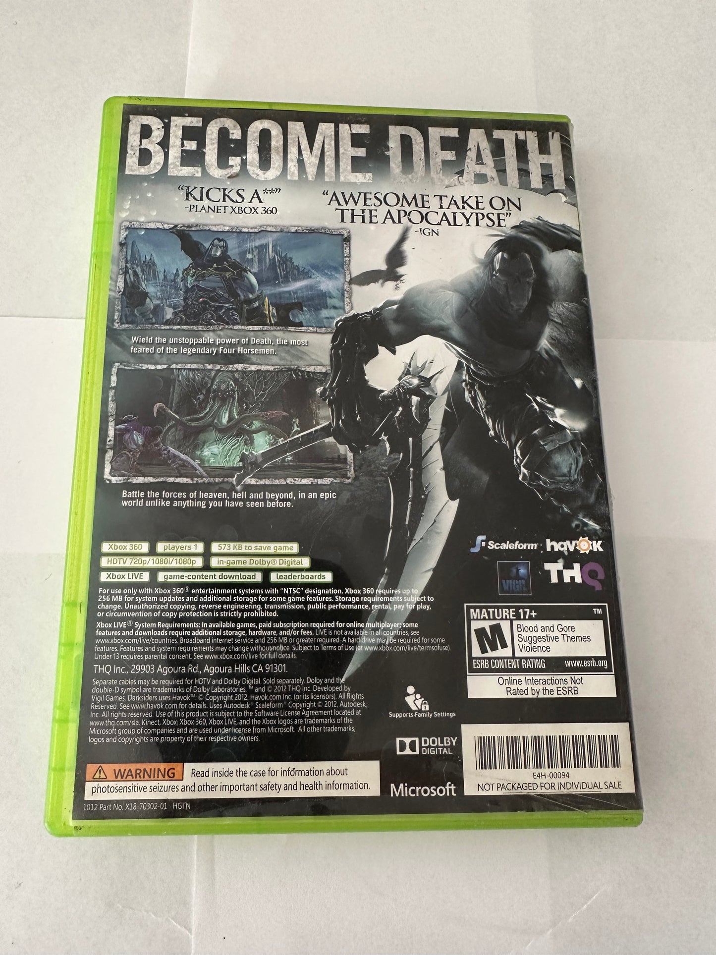 Darksiders ii for the Xbox 360