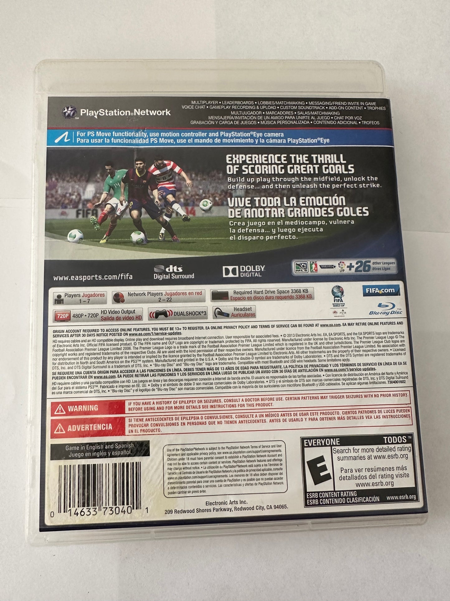 FIFA 14 for the PlayStation 3