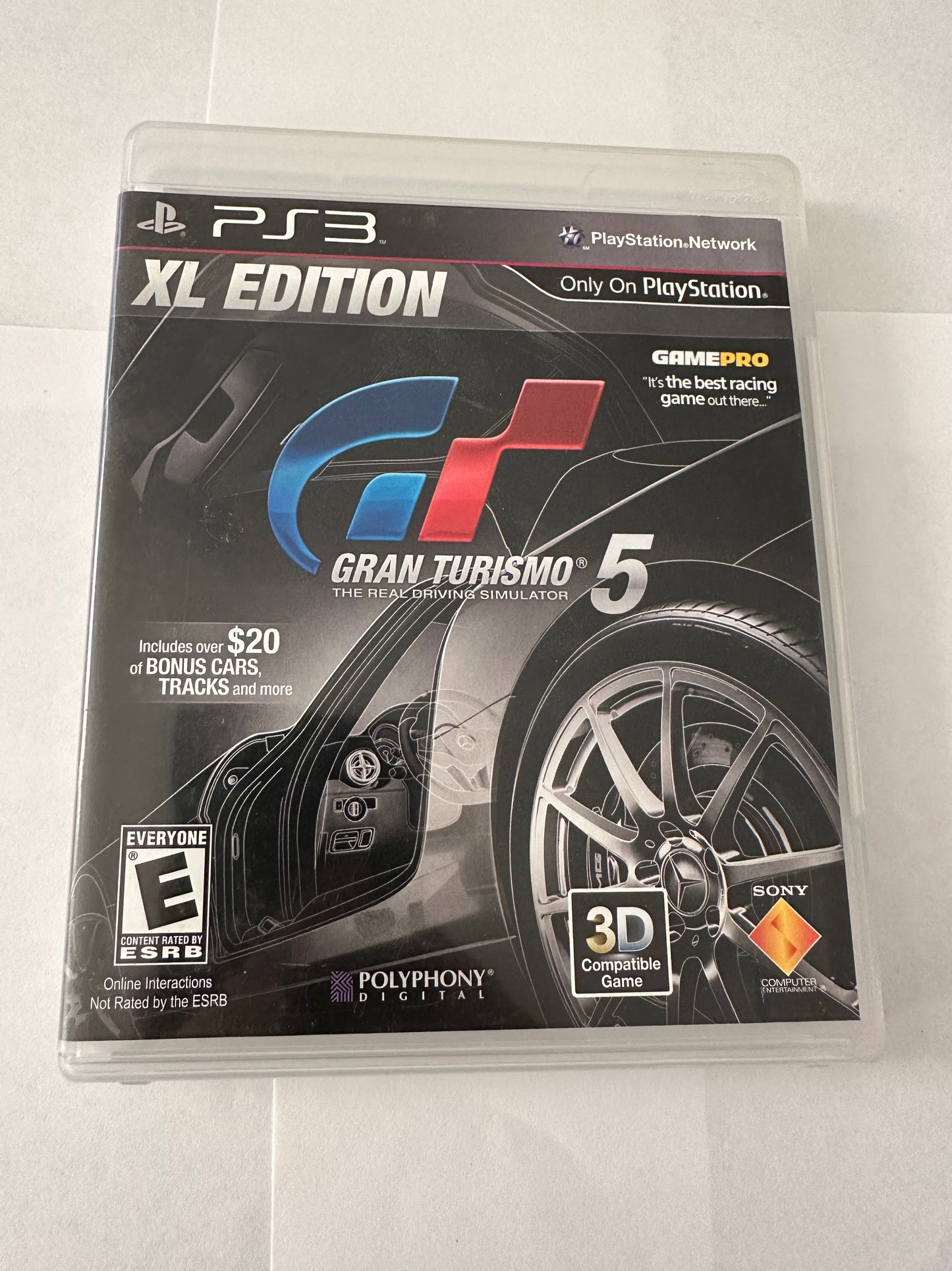 Gran turismo 5 for the PlayStation 3. Missing manual