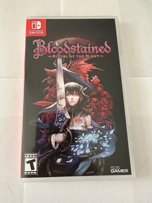 Bloodstained ritual of the night for the Nintendo switch