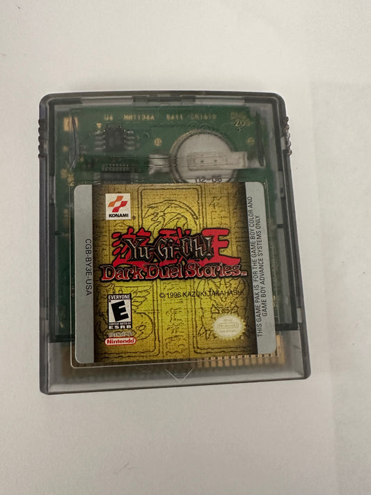 Yugioh dark duel stories for the Gameboy color. Game only.
