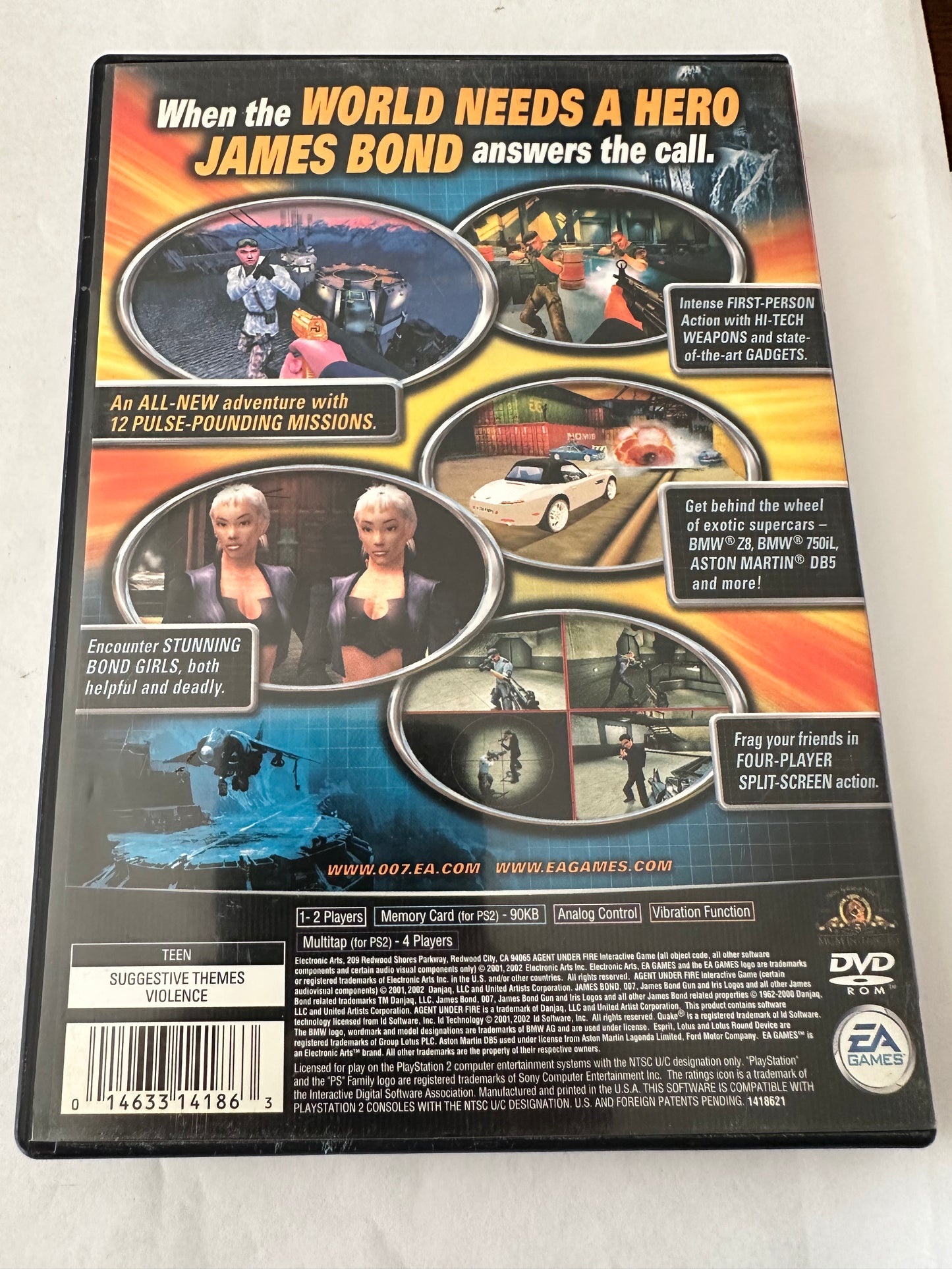 007 agent under fire for the PS2