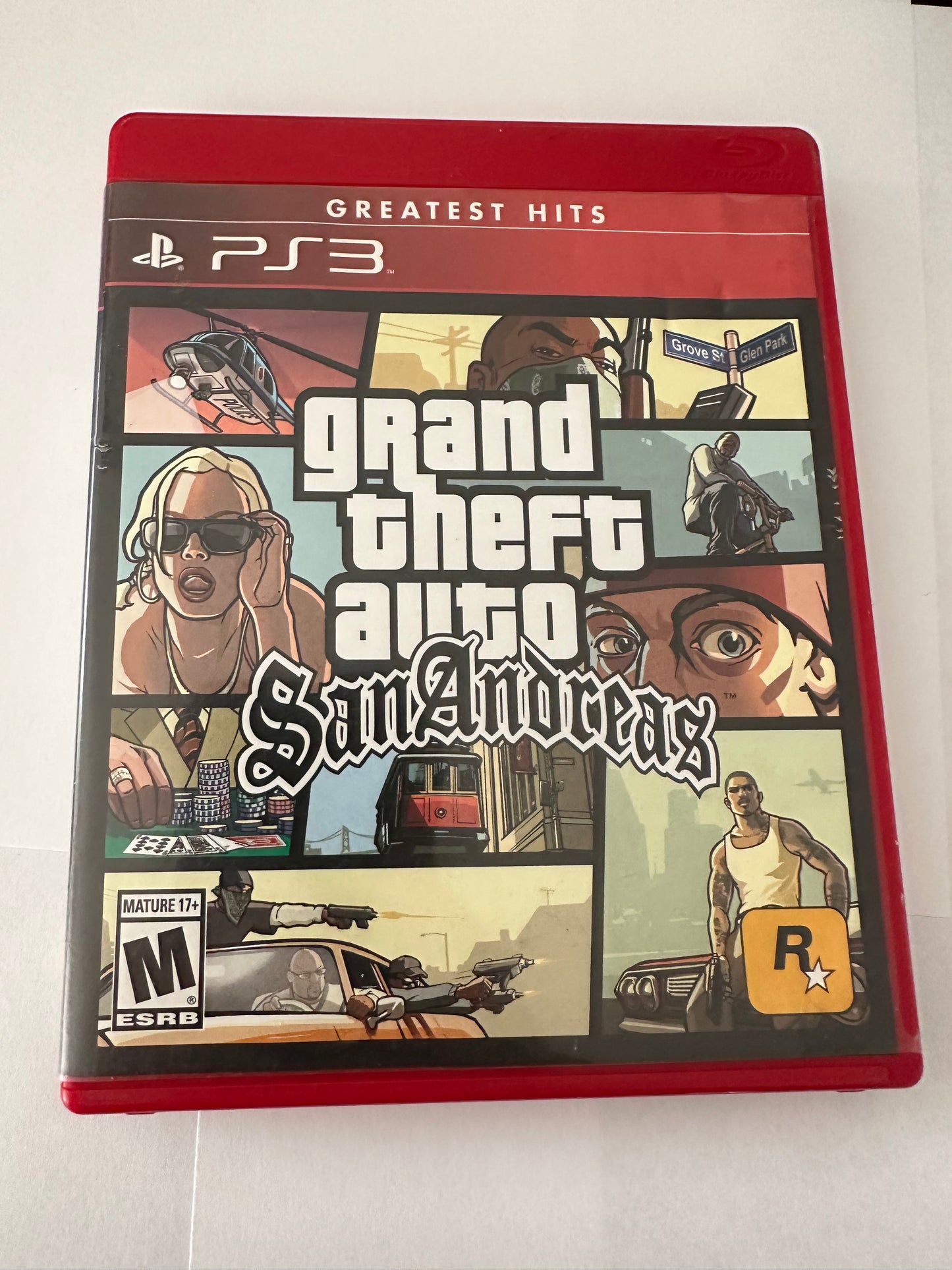 Grand theft auto San Andreas for the PS3. Missing manual