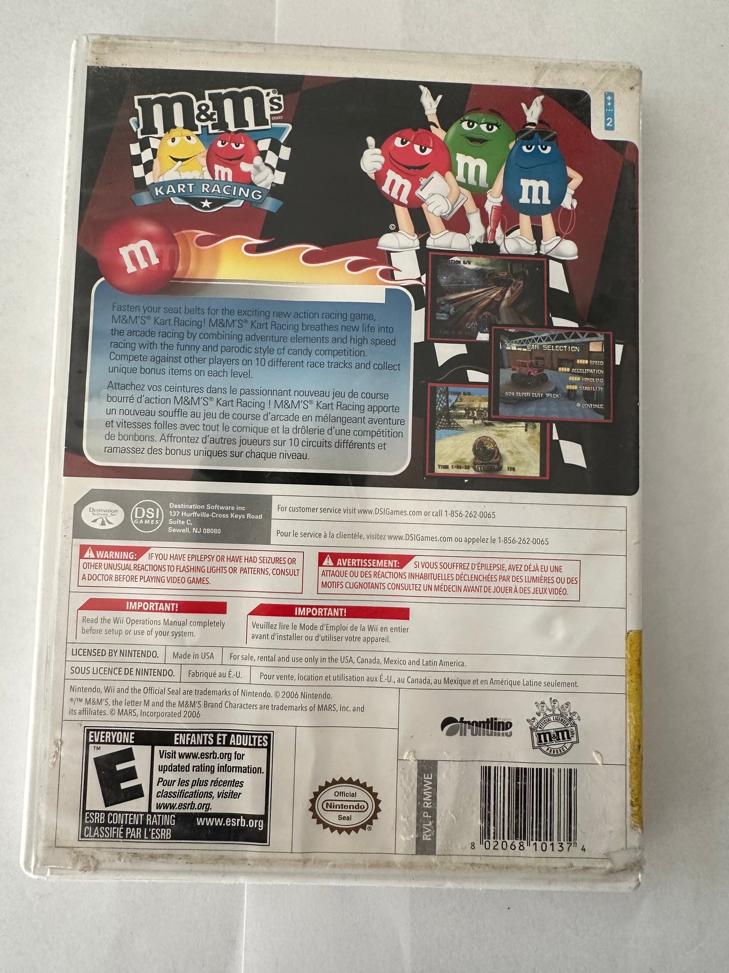 M&Ms kart racing for the Wii