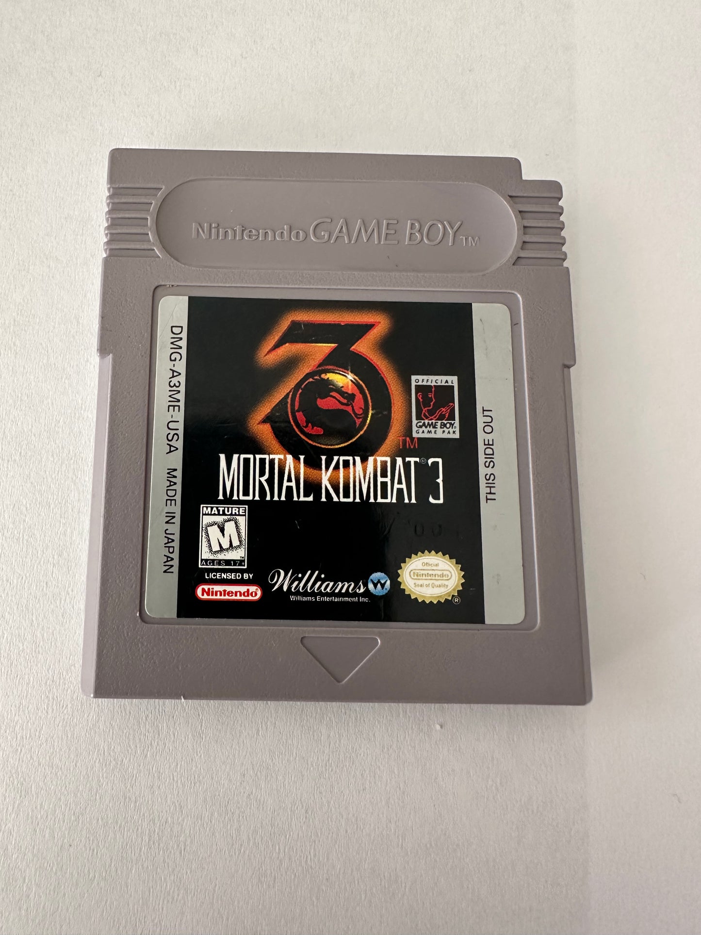 Mortal kombat 3 for the Gameboy. Game only.
