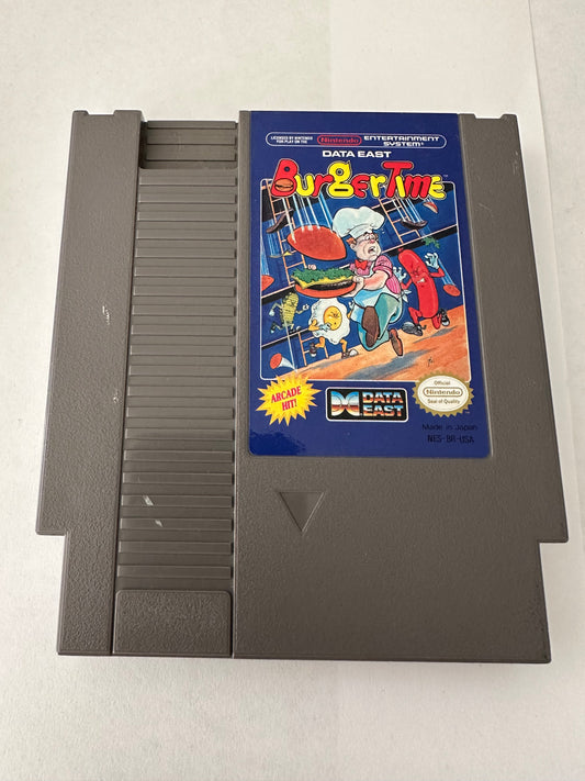 Burger time for the Nintendo. Game only.