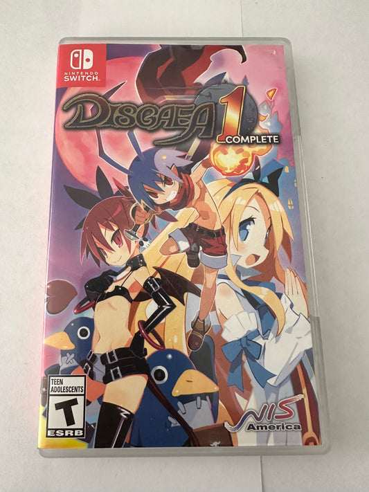 Disgaea 1 complete for the Nintendo Switch.