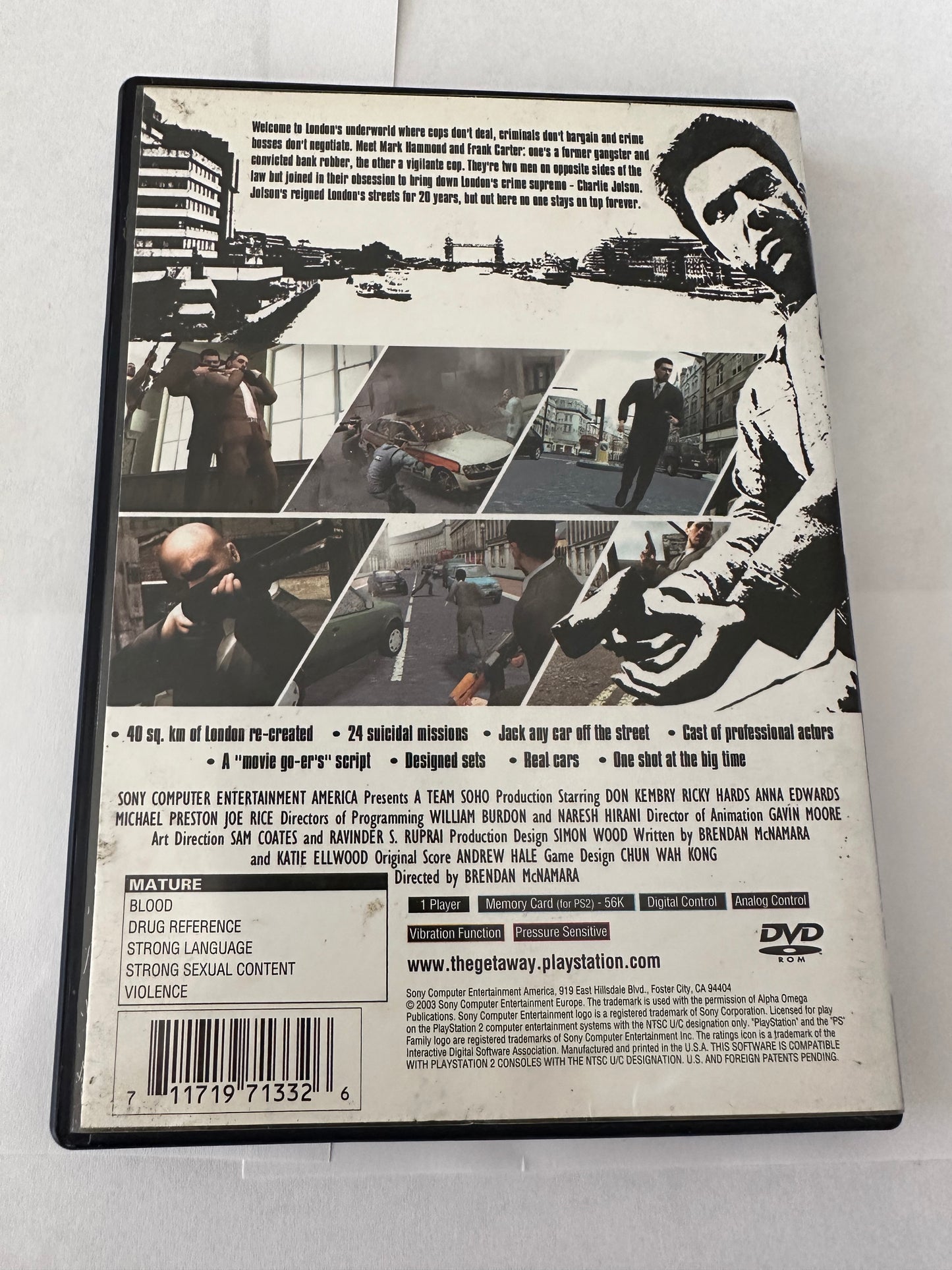 The getaway for the PlayStation 2