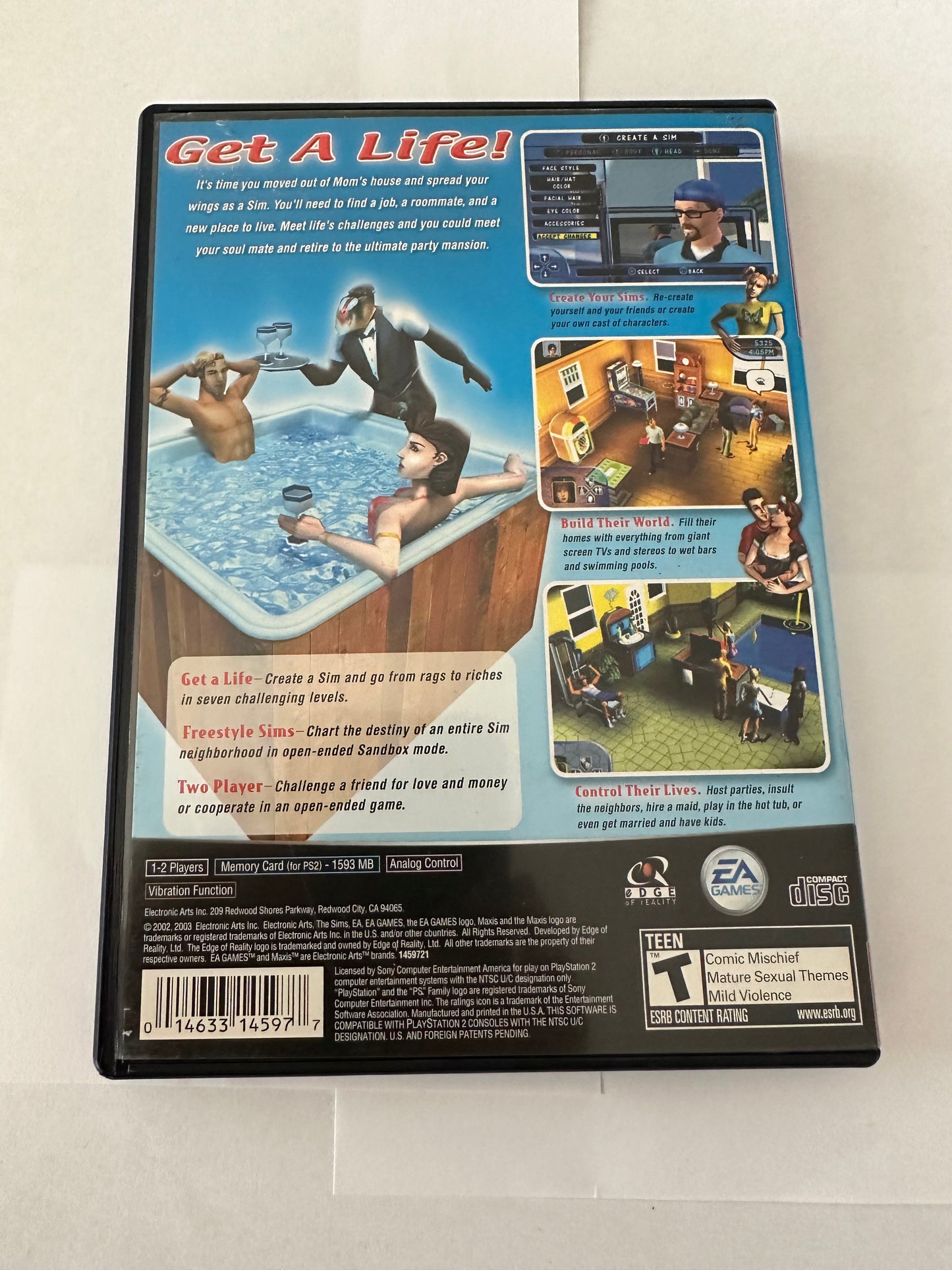 The Sims for the PlayStation 2