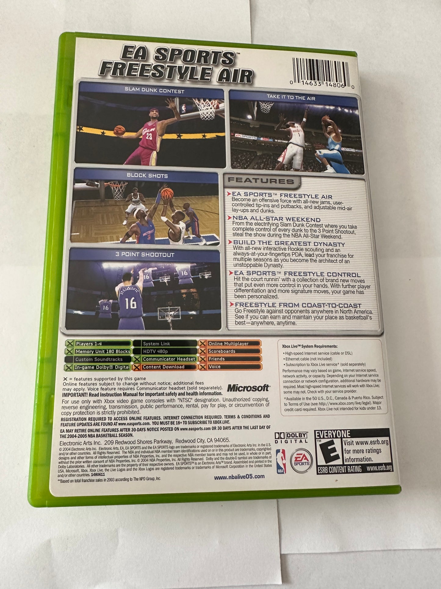 NBA live 2005 for the Xbox