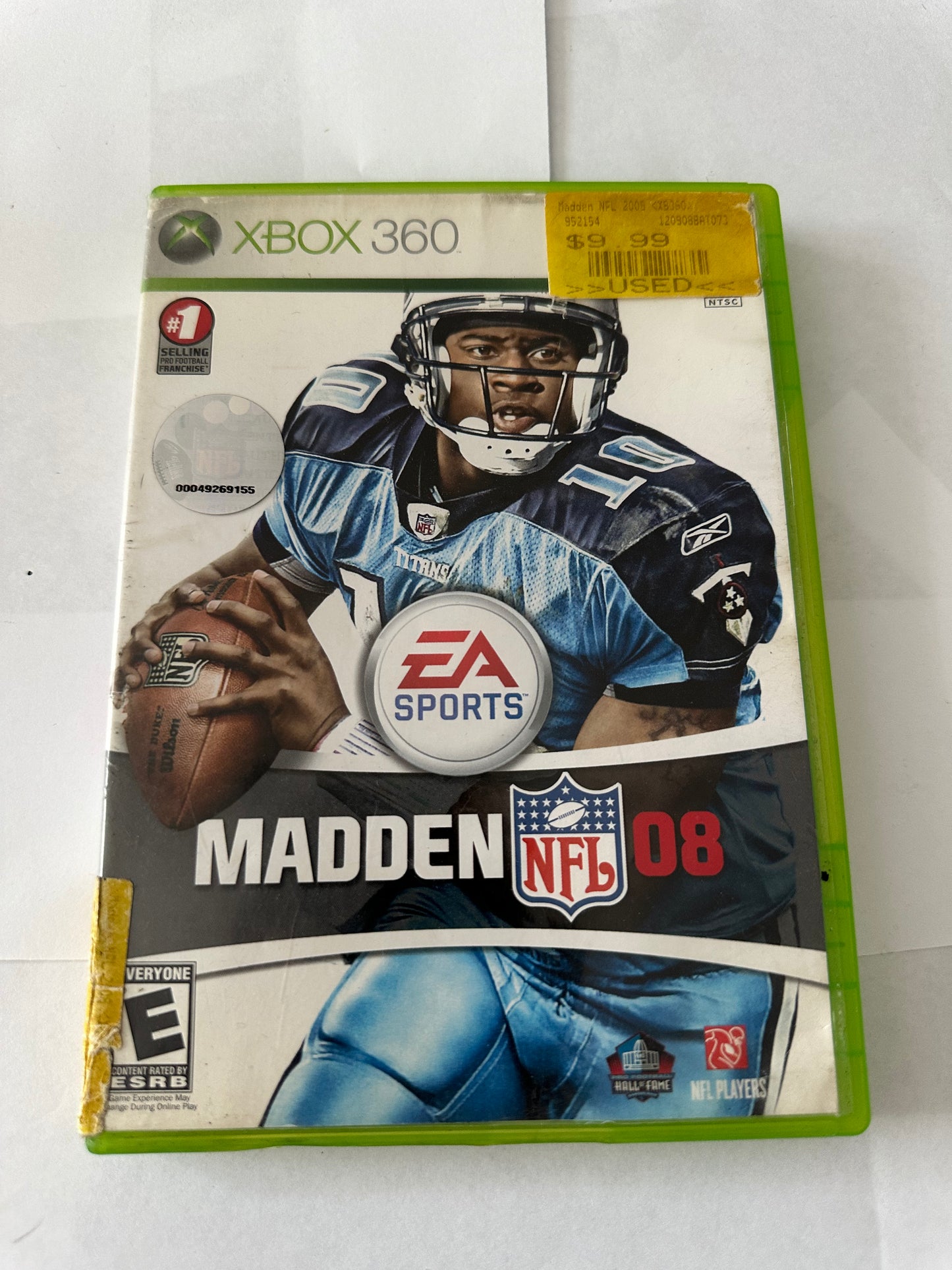 Madden NFL 08 for the Xbox 360. No manual