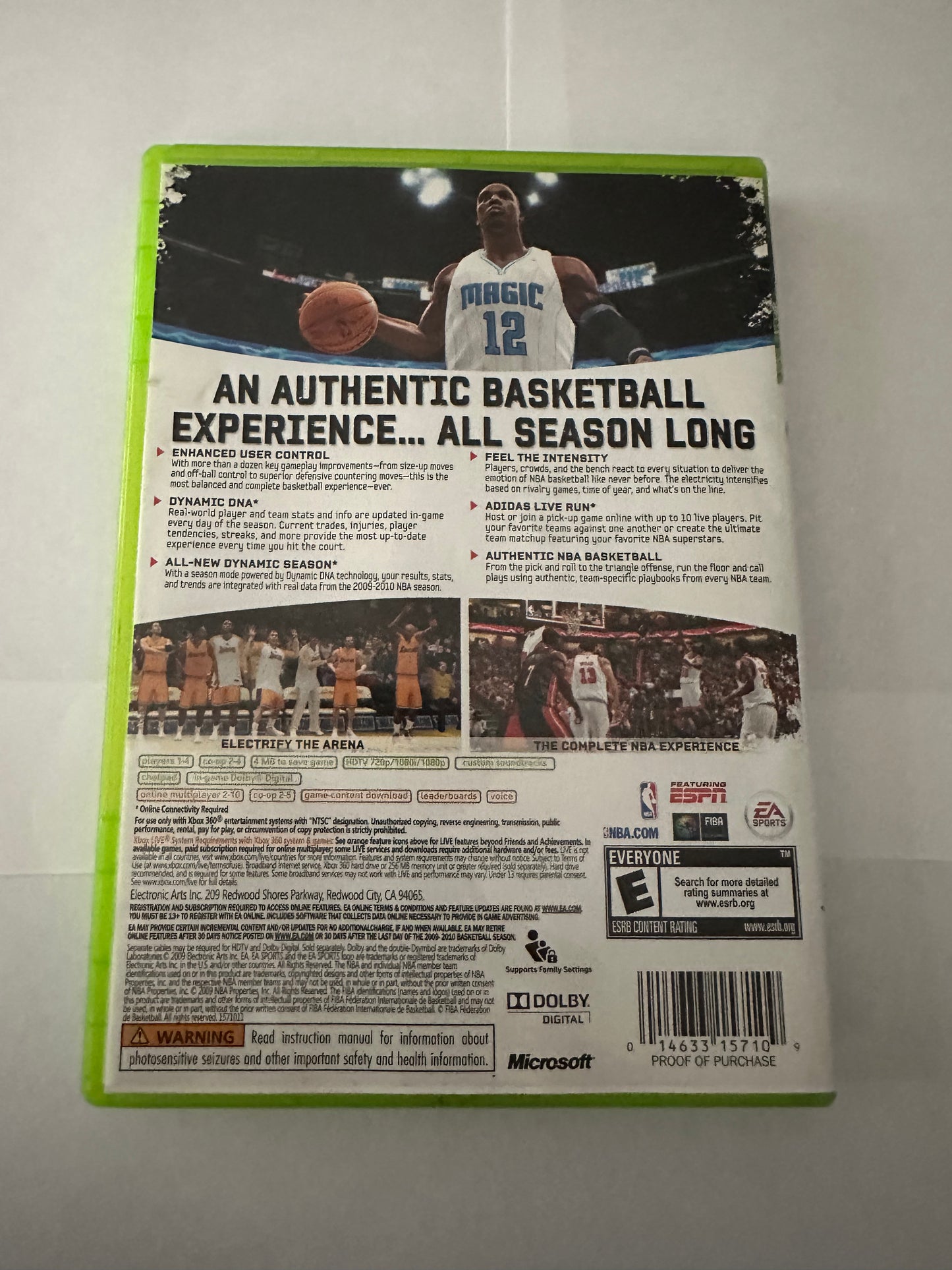 NBA live 10 for the Xbox 360