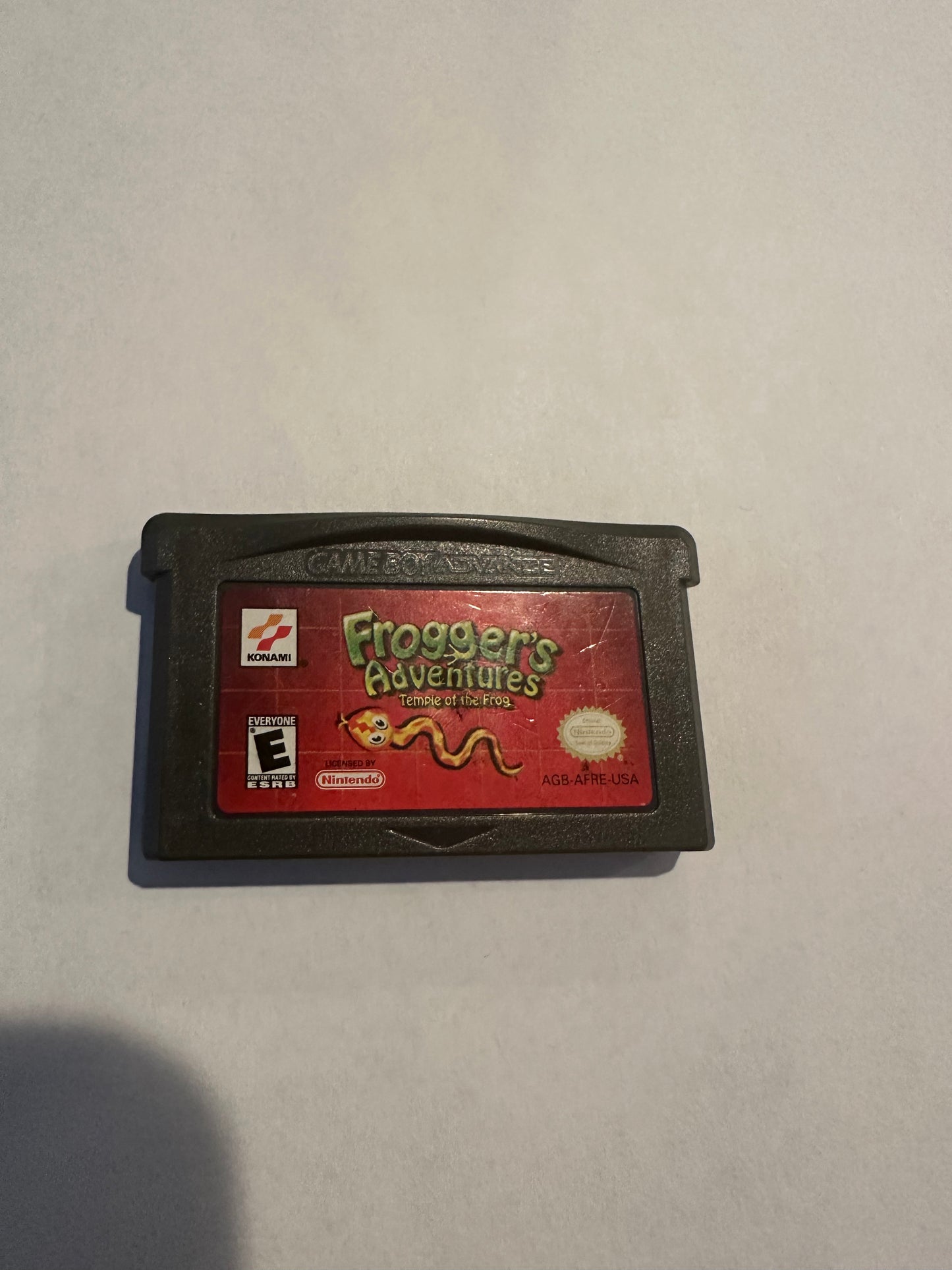 Froggers adventures temple of the frog. Game only.