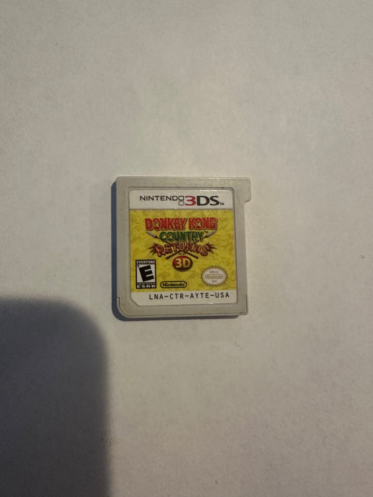 Donkey Kong country returns 3d. Game only.