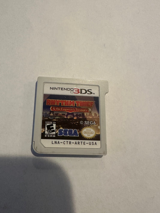 Rhythm thief & the emperor’s treasure for the 3ds. Game only.
