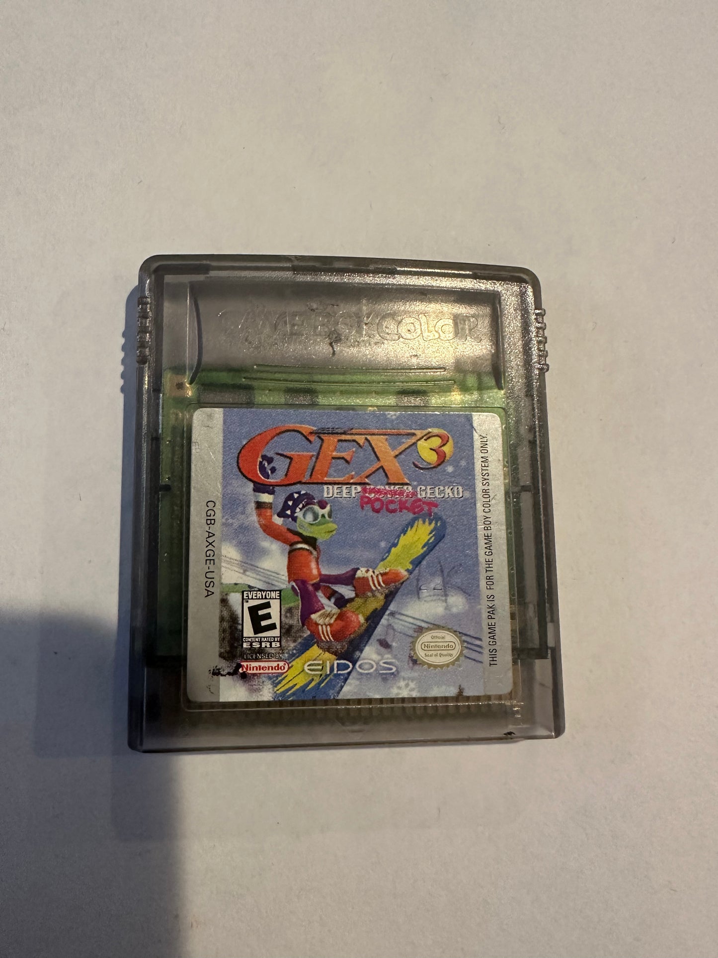 Gex 3. Game only.