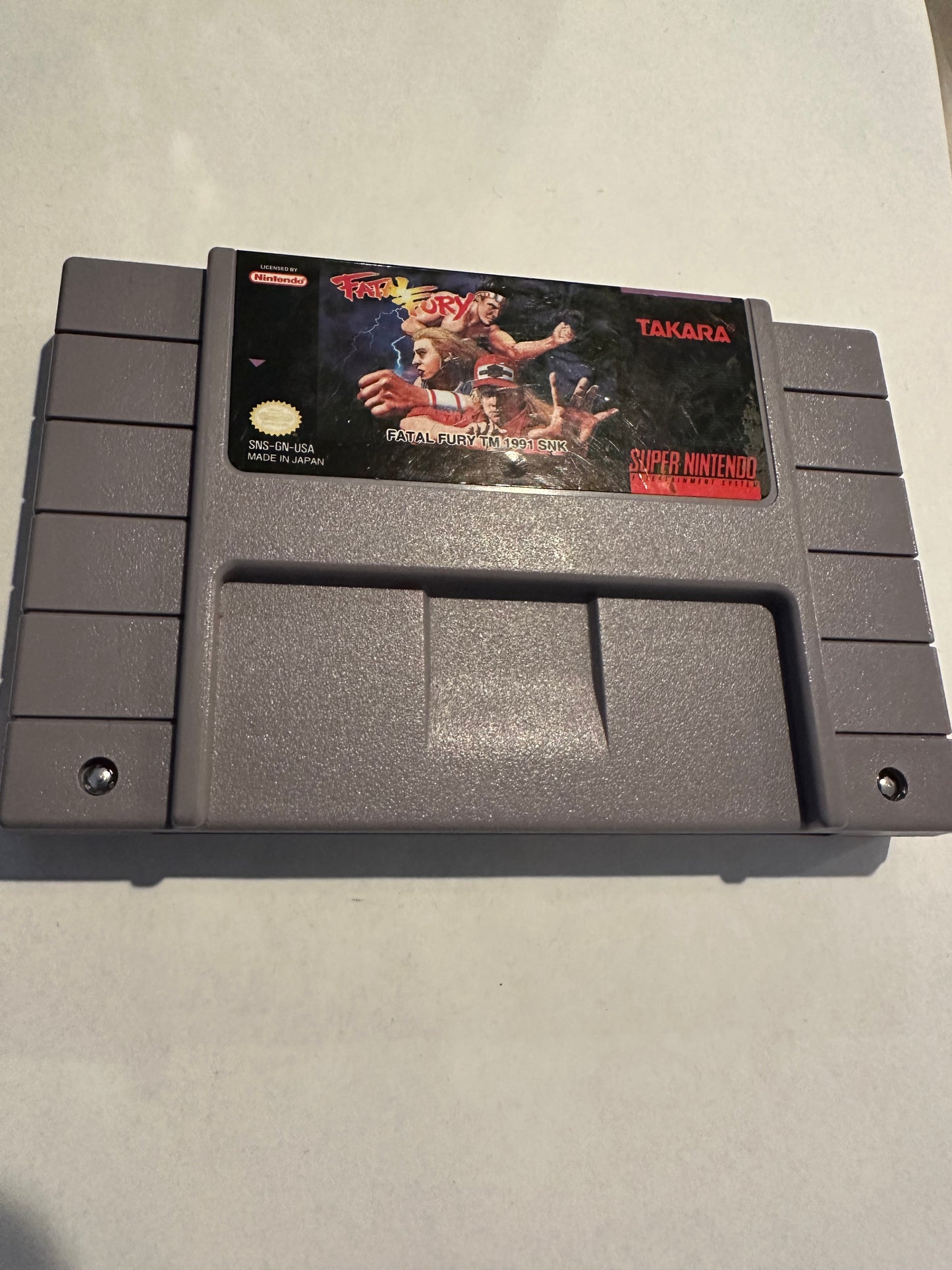 Fatal fury. Game only