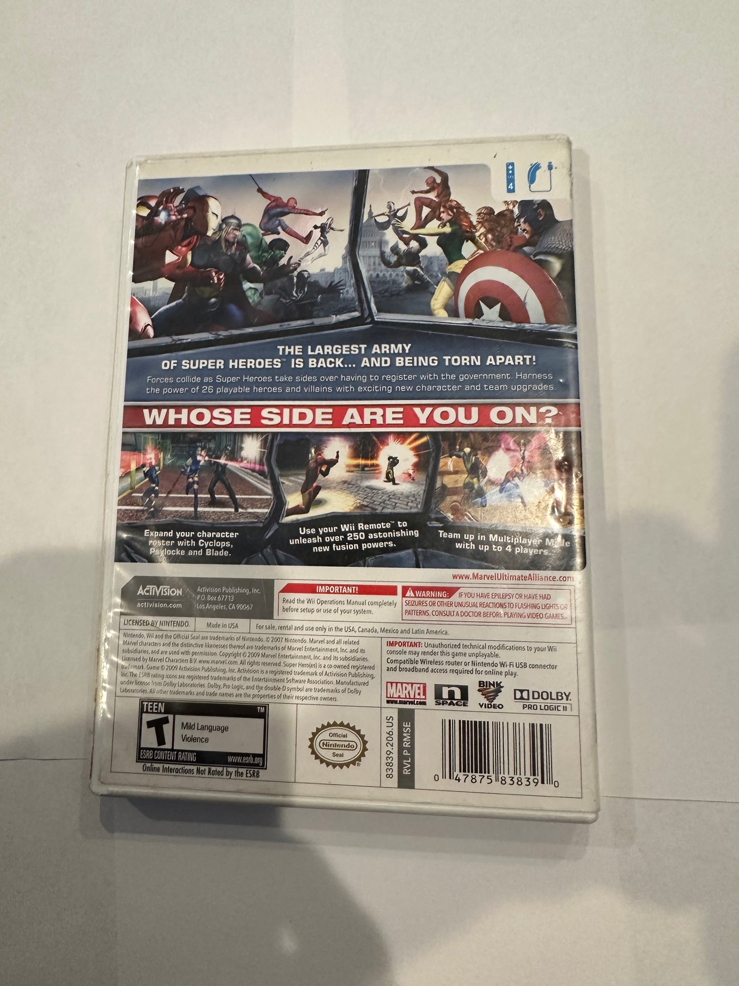 Marvel ultimate Alliance 2