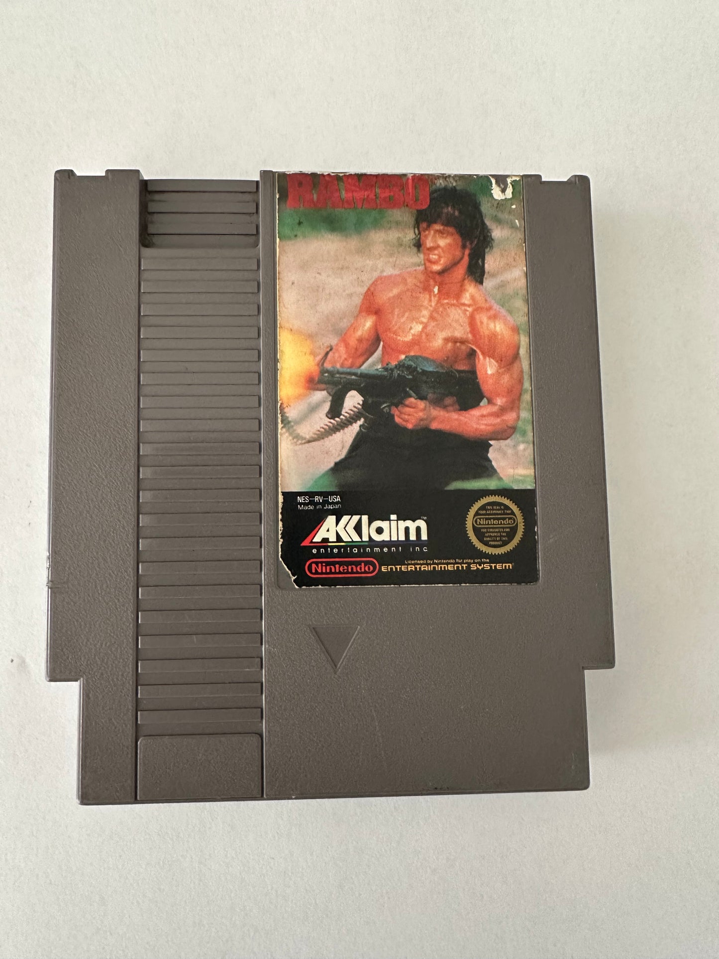 Rambo for the Nintendo NES. Game only