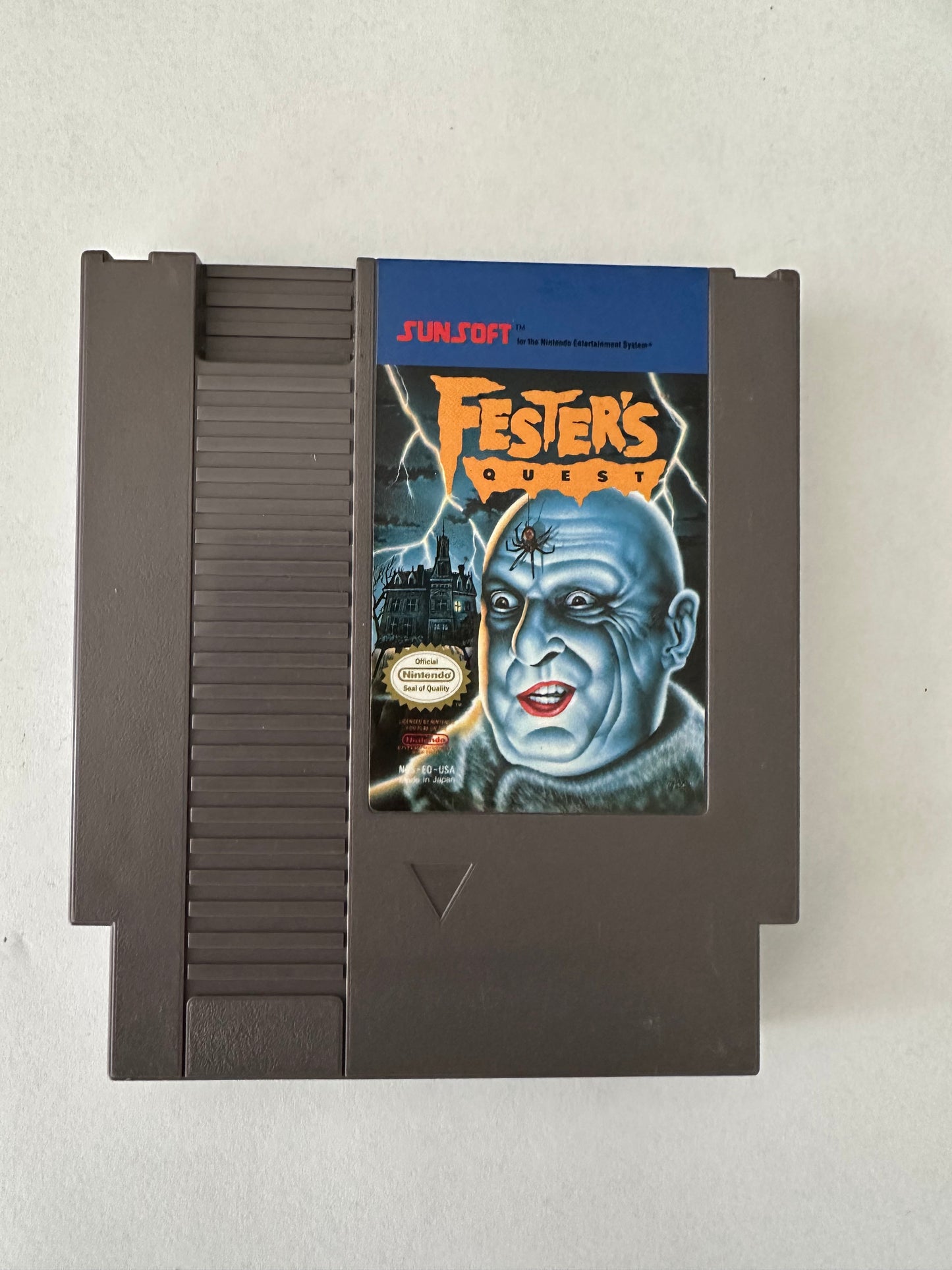 Fester’s quest for the Nintendo NES. Game only.