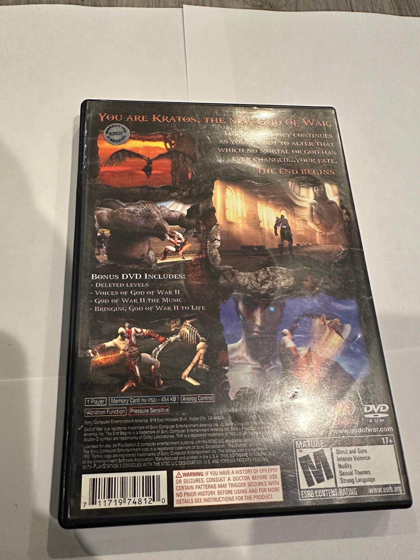 God of war ii for Ps2