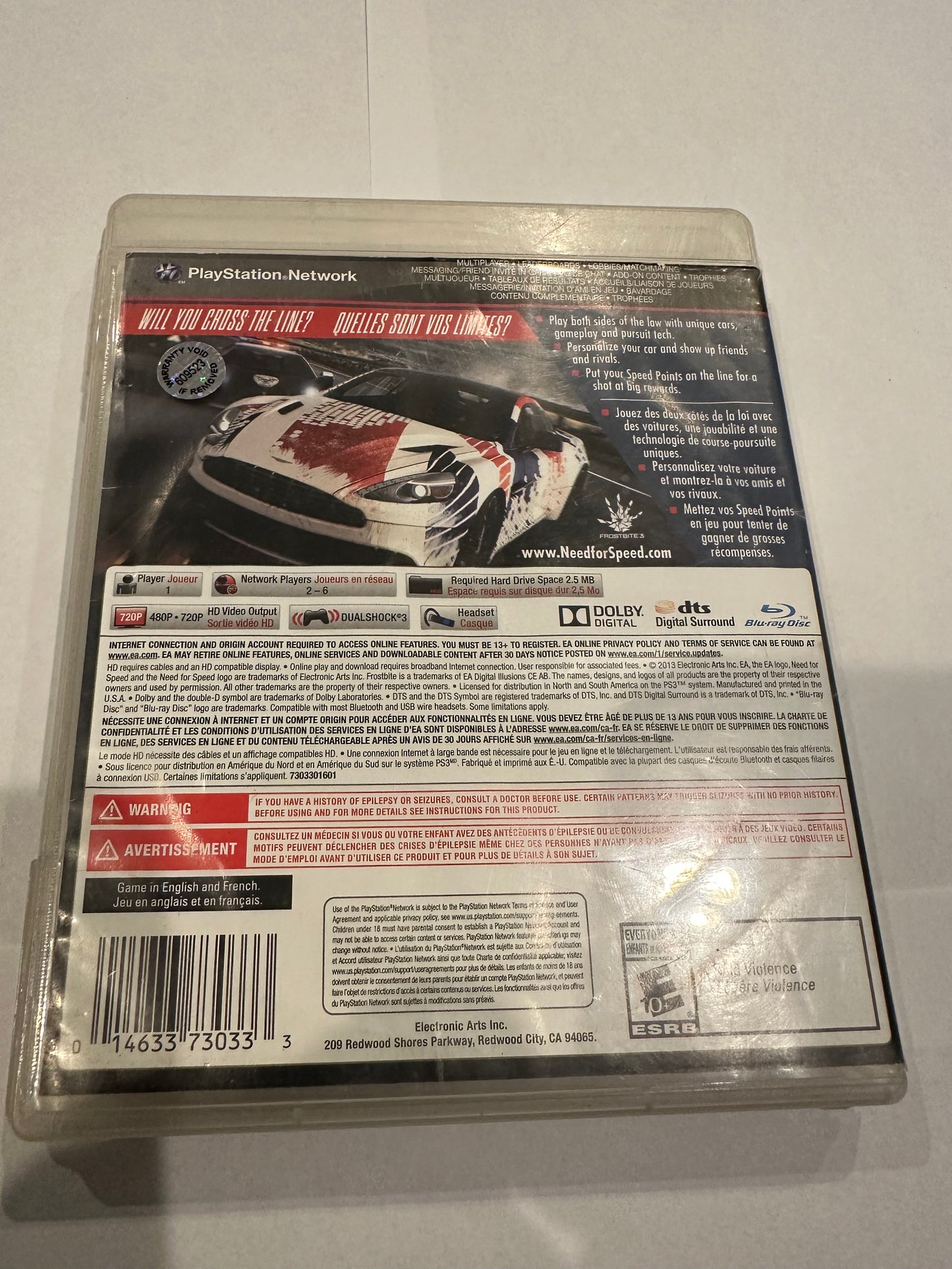 Need for speed rivals. Ps3
