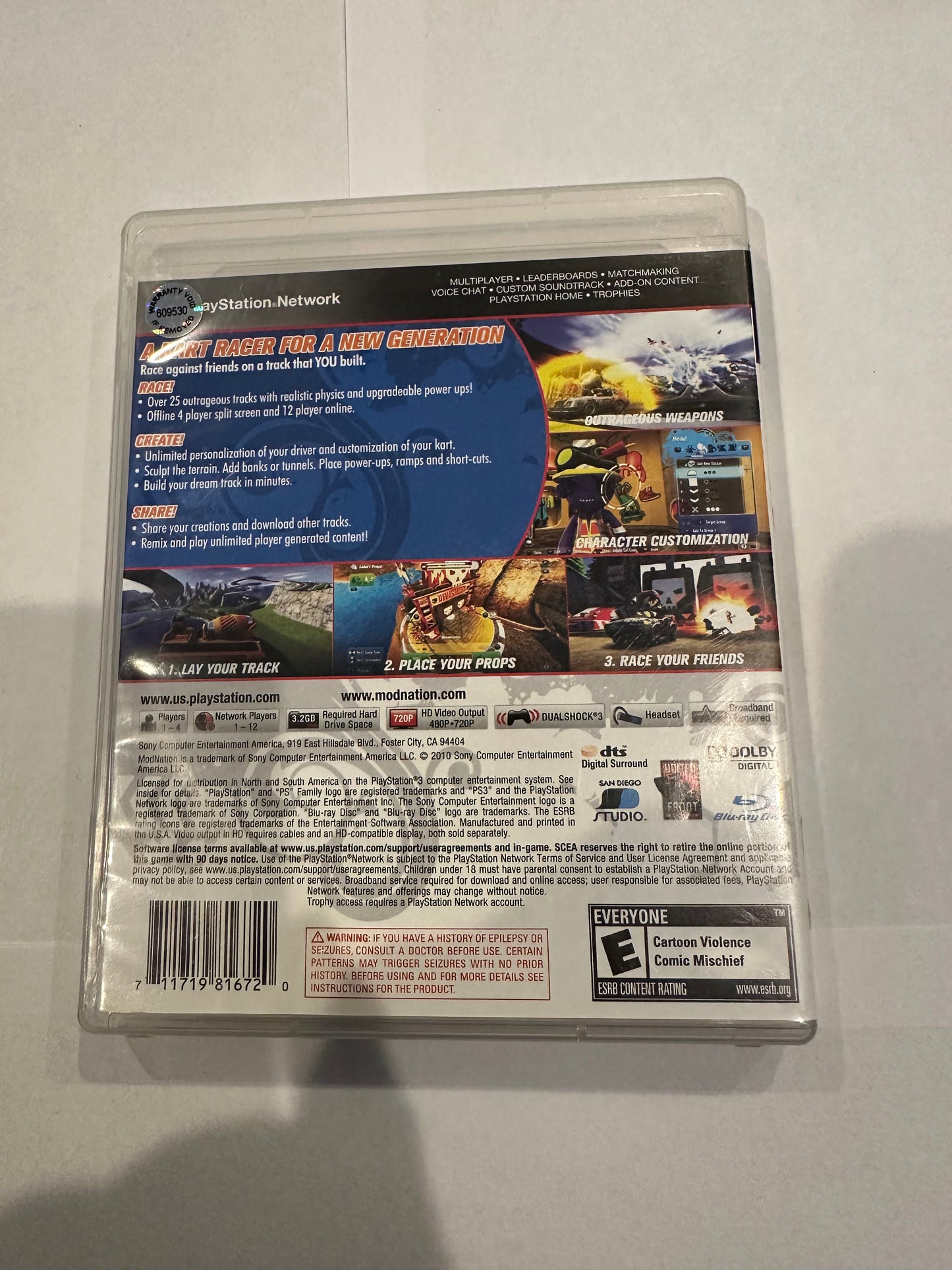 Mod nation racers for PS3