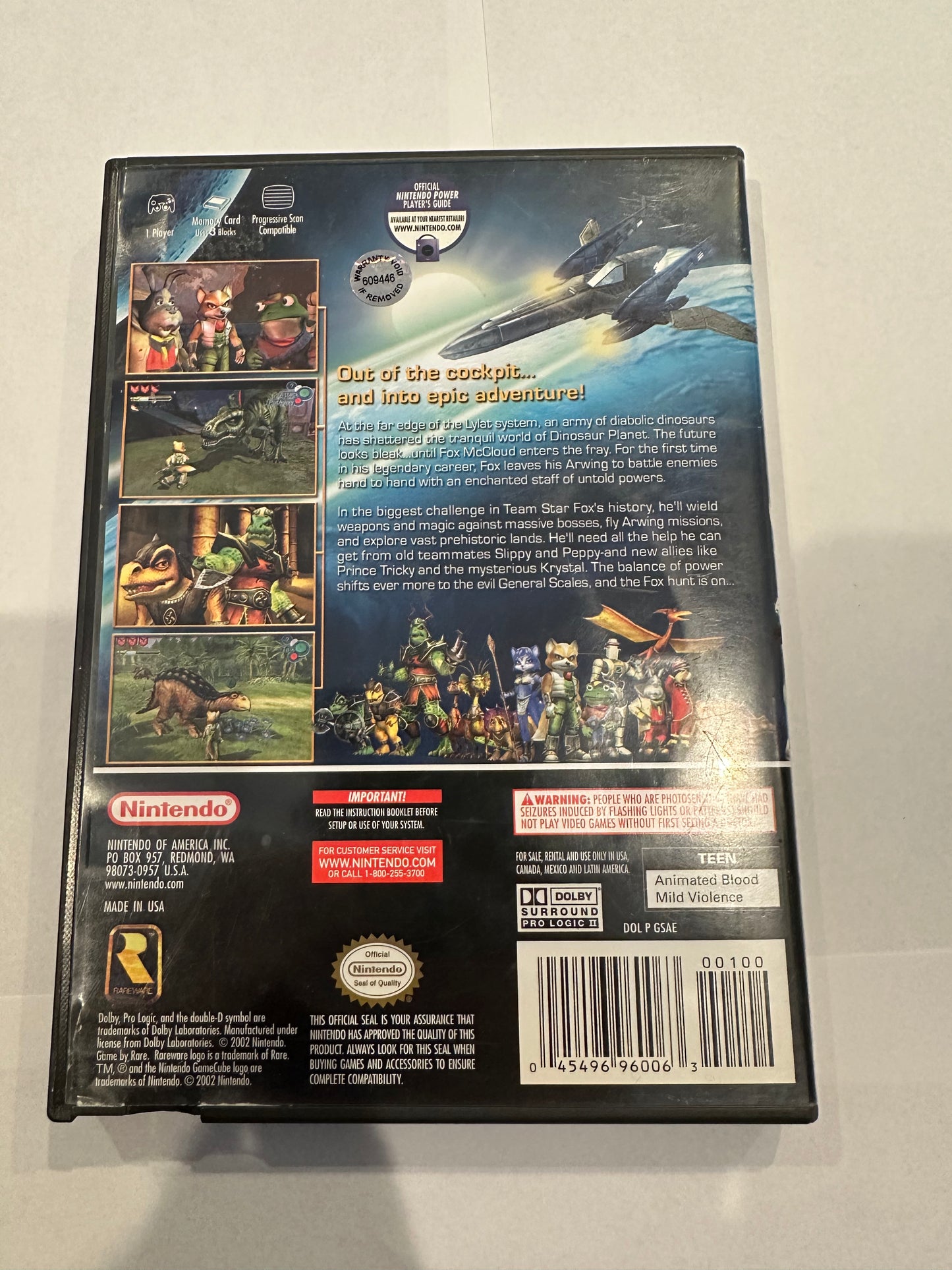 Star fox adventures for GameCube