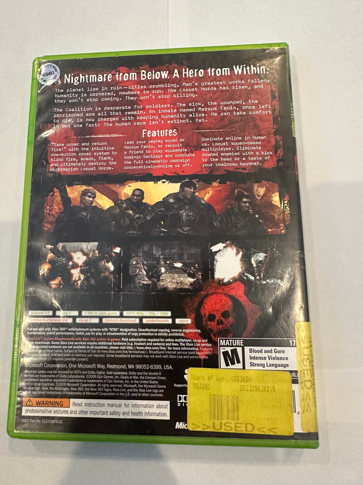 Gears of war. Missing manual