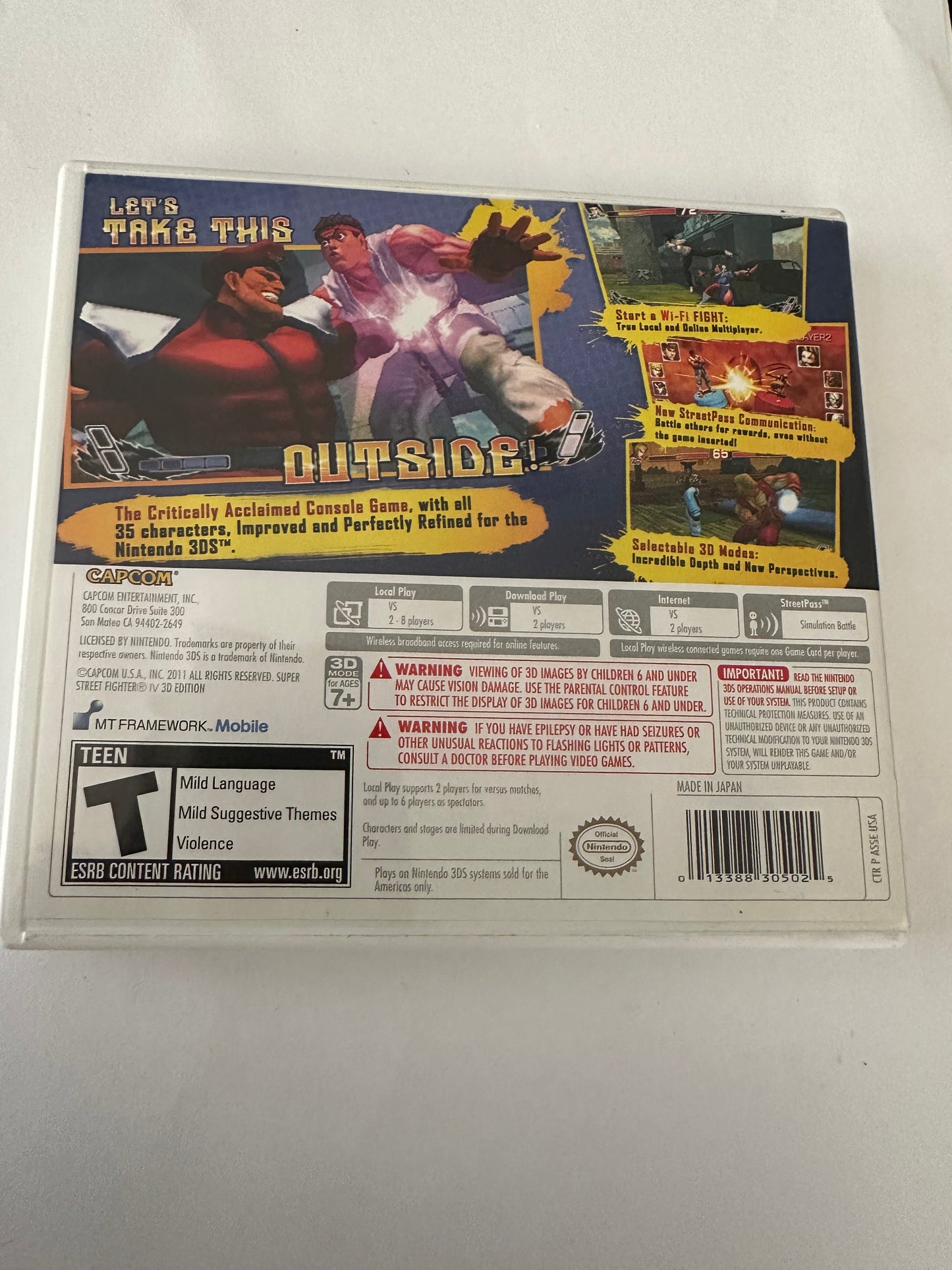 Super street fighter iv 3d edition