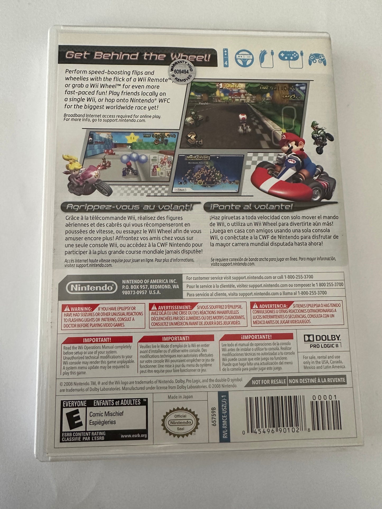 Mario kart Wii