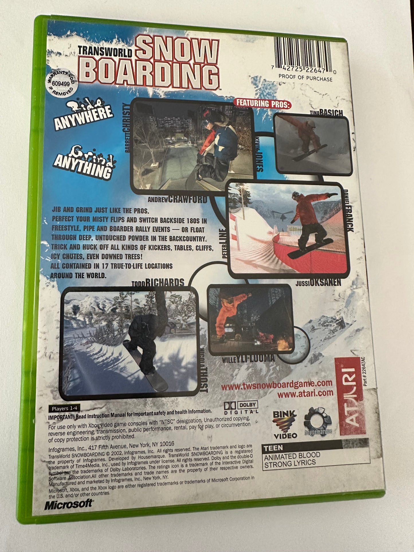 Transworld snow boarding